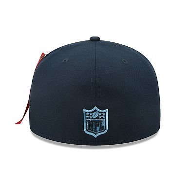 Men's New Era x Alpha Industries Navy Tennessee Titans Alpha 59FIFTY Fitted Hat