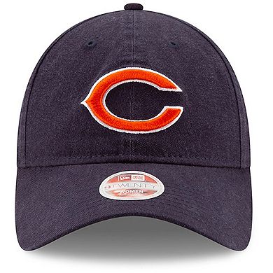 Women's New Era Navy Chicago Bears Core Classic Primary 9TWENTY Adjustable Hat