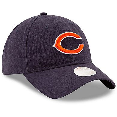 Women's New Era Navy Chicago Bears Core Classic Primary 9TWENTY Adjustable Hat