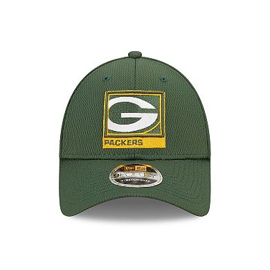 Men's New Era Green Green Bay Packers Framed AF 9FORTY Snapback Hat