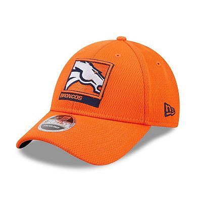 Men's New Era Orange Denver Broncos Framed AF 9FORTY Snapback Hat