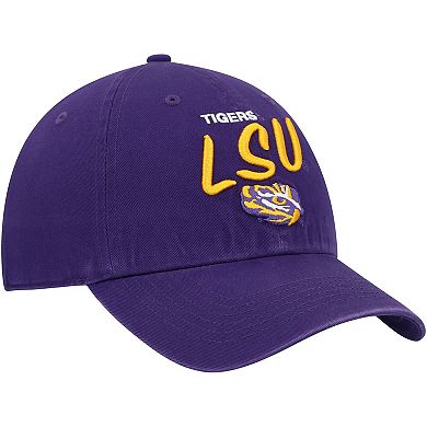 Women's '47 Purple LSU Tigers Phoebe Clean Up Adjustable Hat