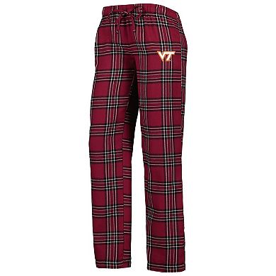 Women's Concepts Sport Maroon/Black Virginia Tech Hokies Badge T-Shirt & Flannel Pants Sleep Set