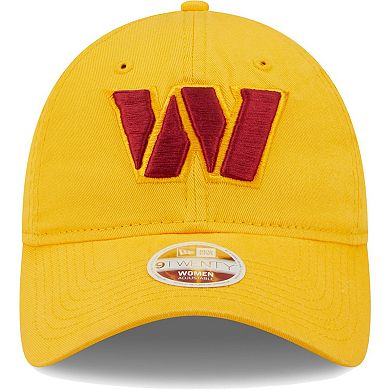 Women's New Era Gold Washington Commanders Core Classic 2.0 9TWENTY Adjustable Hat