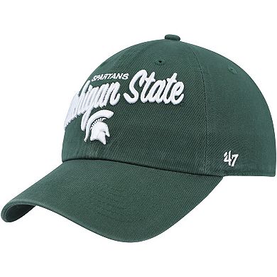Women's '47 Green Michigan State Spartans Phoebe Clean Up Adjustable Hat