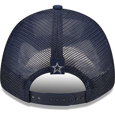 Women's New Era   Navy Dallas Cowboys Team Trucker 9FORTY Snapback Hat