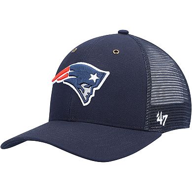 Men's Carhartt x '47 Navy New England Patriots MVP Trucker Snapback Hat