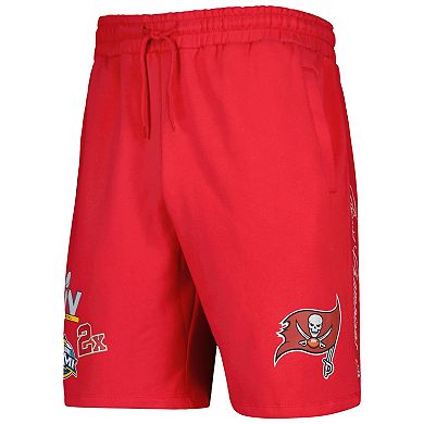 Men's New Era Red Tampa Bay Buccaneers Historic Champs Shorts