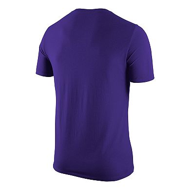 Men's Nike Purple LSU Tigers Basketball Logo T-Shirt