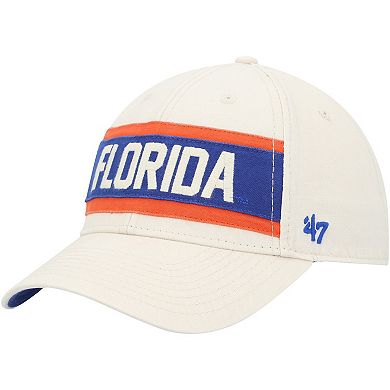 Men's '47 Cream Florida Gators Crossroad MVP Adjustable Hat