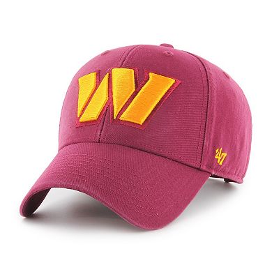 Men's '47 Burgundy Washington Commanders Legend MVP Legacy Adjustable Hat