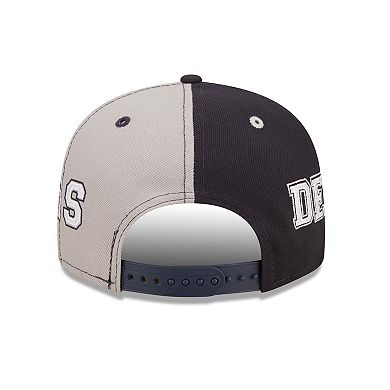 Men's New Era Navy/Gray Detroit Tigers Team Split 9FIFTY Snapback Hat