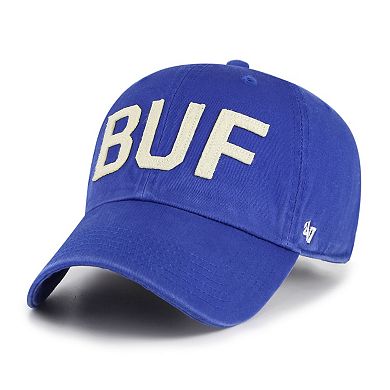 Women's '47 Royal Buffalo Bills Finley Clean Up Adjustable Hat