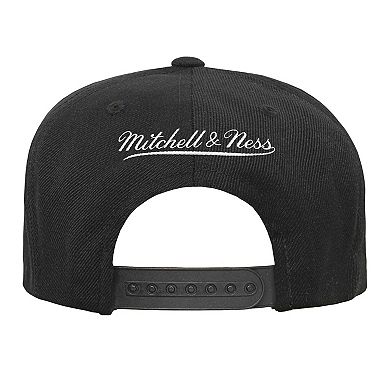 Youth Mitchell & Ness Black New Orleans Saints Gridiron Classics Ground Snapback Hat