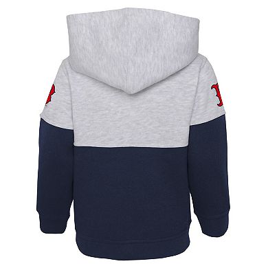 Infant Navy/Heather Gray Boston Red Sox Playmaker Pullover Hoodie & Pants Set