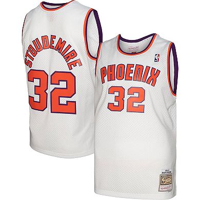 Men's Mitchell & Ness Amar'e Stoudemire White Phoenix Suns 2002-03 Hardwood Classics Swingman Jersey