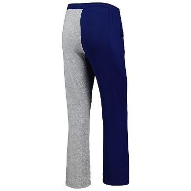 Women's ZooZatz Navy/Gray Penn State Nittany Lions Colorblock Cozy Tri-Blend Lounge Pants