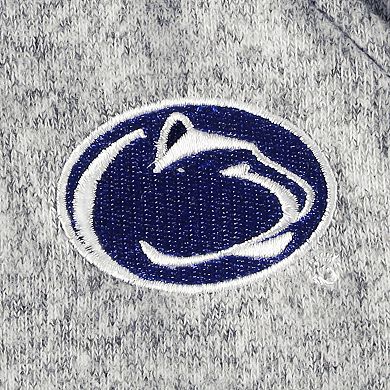 Women's ZooZatz Navy/Gray Penn State Nittany Lions Colorblock Cozy Tri-Blend Lounge Pants