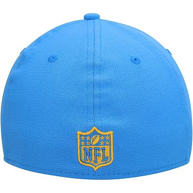 Men's New Era Gold/Powder Blue Los Angeles Chargers Shattered 39THIRTY Flex Hat