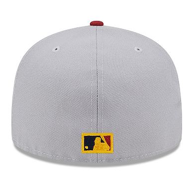 Men's New Era Navy/Gold Los Angeles Dodgers 60th Anniversary Primary Logo 59FIFTY Fitted Hat