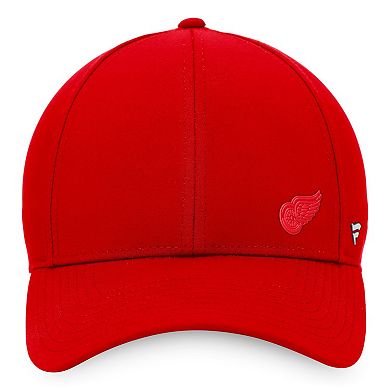 Women's Fanatics Branded Red Detroit Red Wings Authentic Pro Road Structured Adjustable Hat