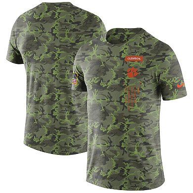 Men's Nike Camo Clemson Tigers Military T-Shirt