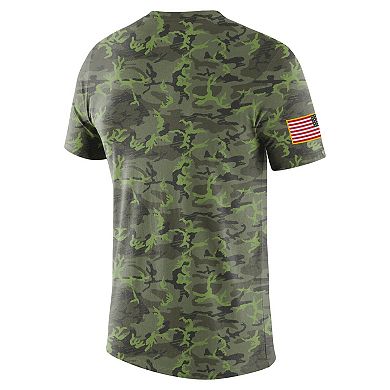 Men's Nike Camo LSU Tigers Military T-Shirt