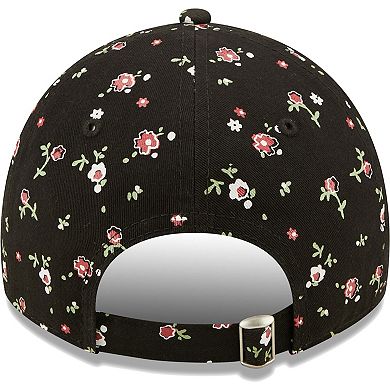 Women's New Era Black Arizona Cardinals  Floral 9TWENTY Adjustable Hat