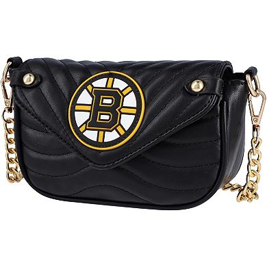 Women's Cuce Boston Bruins Vegan Leather Strap Bag