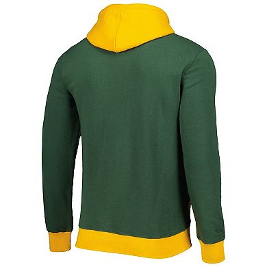 Men's Mitchell & Ness Green Green Bay Packers Big Face 5.0 Pullover Hoodie