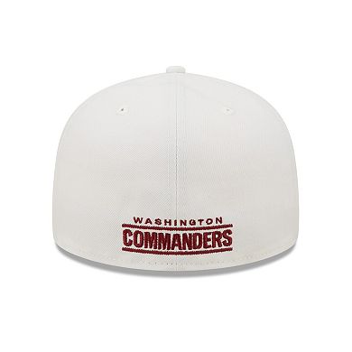 Men's New Era White Washington Commanders Omaha 59FIFTY Fitted Hat