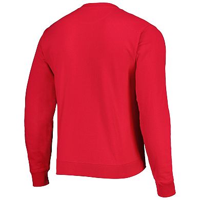Men's League Collegiate Wear Scarlet Nebraska Huskers 1965 Arch Essential Pullover Sweatshirt