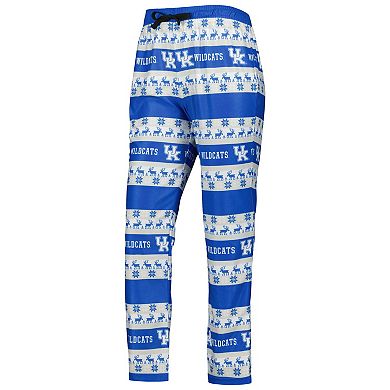 Women's FOCO Royal Kentucky Wildcats Ugly Long Sleeve T-Shirt & Pajama Pants Sleep Set
