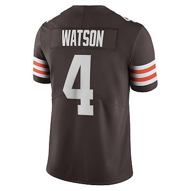 Men's Nike Deshaun Watson Brown Cleveland Browns Vapor Limited Jersey