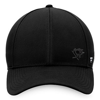 Women's Fanatics Branded Black Pittsburgh Penguins Authentic Pro Road Structured Adjustable Hat