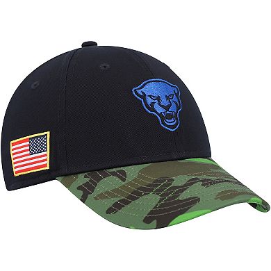 Men's Nike Black/Camo Pitt Panthers Veterans Day 2Tone Legacy91 Adjustable Hat
