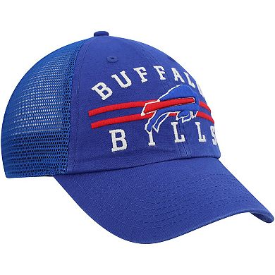Men's '47 Royal Buffalo Bills Highpoint Trucker Clean Up Snapback Hat