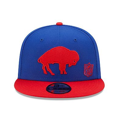 Men's New Era  Royal/Red Buffalo Bills  Flawless 9FIFTY Snapback Hat