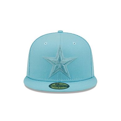 Men's New Era Aqua Dallas Cowboys Color Pack 59FIFTY Fitted Hat