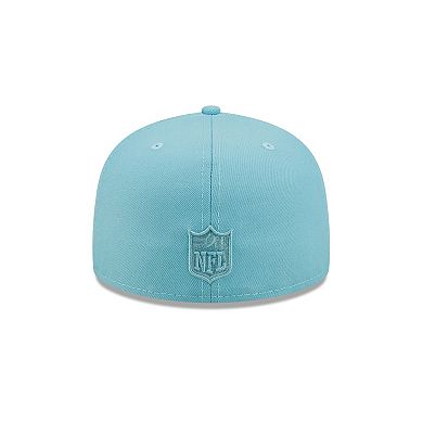 Men's New Era Aqua Dallas Cowboys Color Pack 59FIFTY Fitted Hat