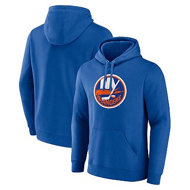 Men's Fanatics Branded Royal New York Islanders Primary Logo Pullover Hoodie
