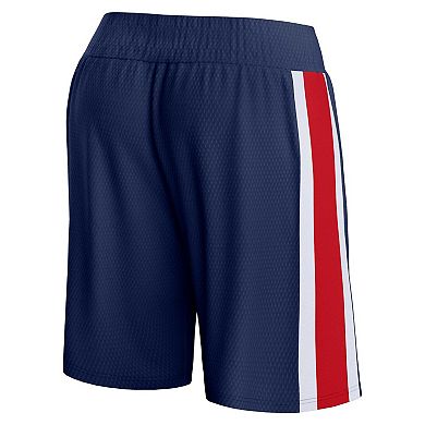 Men's Fanatics Branded Navy New Orleans Pelicans Referee Iconic Mesh Shorts