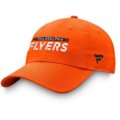 Men's Fanatics Branded Orange Philadelphia Flyers Authentic Pro Rink Adjustable Hat