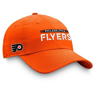 Men's Fanatics Branded Orange Philadelphia Flyers Authentic Pro Rink Adjustable Hat