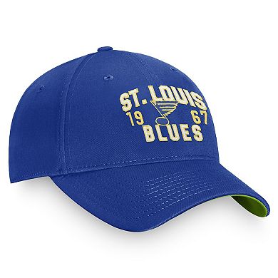 Men's Fanatics Branded Blue St. Louis Blues True Classic Retro Adjustable Hat