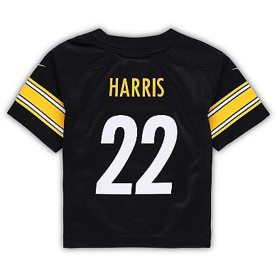 Infant Nike Najee Harris Black Pittsburgh Steelers Player Game Jersey