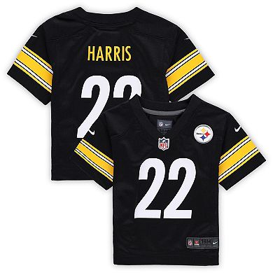 Infant Nike Najee Harris Black Pittsburgh Steelers Player Game Jersey