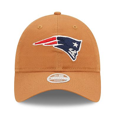 Women's New Era Brown New England Patriots Core Classic 2.0 9TWENTY Adjustable Hat