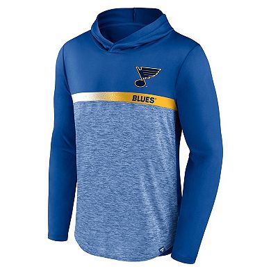 Men's Fanatics Branded Blue St. Louis Blues Podium Defender Pullover Hoodie