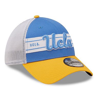Men's New Era Blue/Gold UCLA Bruins Banded 39THIRTY Flex Hat